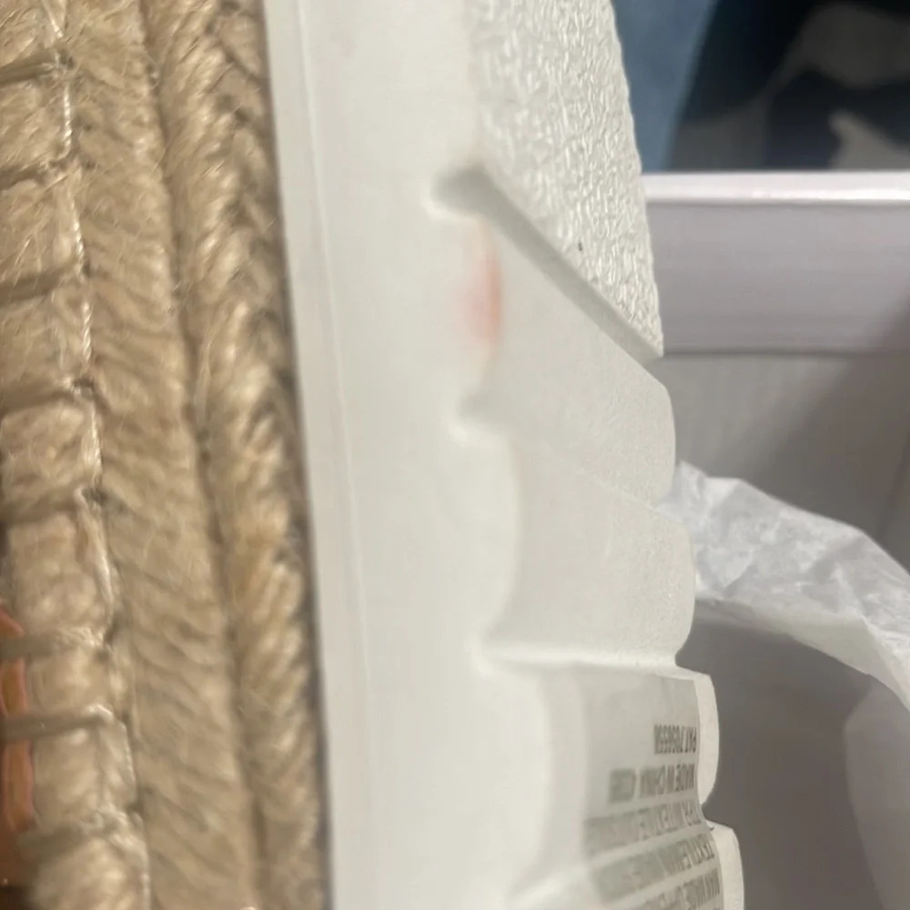 WILD PAIR Studded Espadrille wedge Sandals metallic cognac brown size 7.5 - Picture 16 of 16